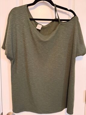 Olive Green Women's Cozy Knit Top